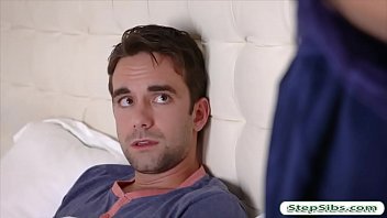 Preview 1 of Tied Aoh - Sexy blonde stepmom jizzed on big tits after getting fucked