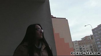 Preview 1 of Hindi Viral Sex - Czech babe with glasses fucked for cash