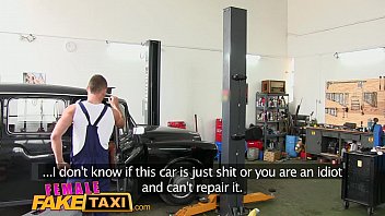 Preview 1 of Tome To Fuck - FemaleFakeTaxi Sexy minx gets down and dirty with stud at garage