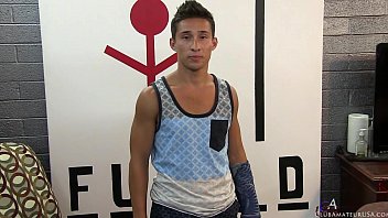 Preview 1 of Mom Force Fuck Son Vdo - Latino Stud gets a full chub in seconds