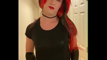 Preview 2 of Naughty America Cheating Family - Goth Crossdresser Teasing