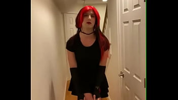 Preview 3 of Naughty America Cheating Family - Goth Crossdresser Teasing