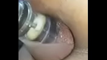 Preview 3 of Erika Fett - Amateur Pink Cum Bubbles Ladyboy Ass Drill live TRANNYCAMS69.COM