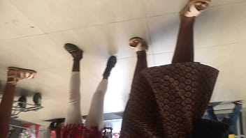 Preview 1 of Charlee Pov - windy ass upskirt.MOV