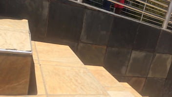 Preview 4 of Charlee Pov - windy ass upskirt.MOV
