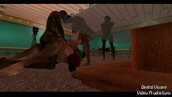 Preview 2 of World Jail - Kayla&#039_s Gangbang - Getting Used Hard