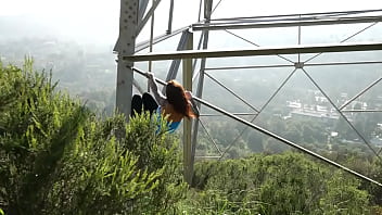 Preview 2 of 3movies Ass - Felicity Feline ass and climbing towers in los angeles