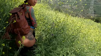 Preview 3 of Video Xxx Com 2015 - Felicity Feline outside with her pants down ass out