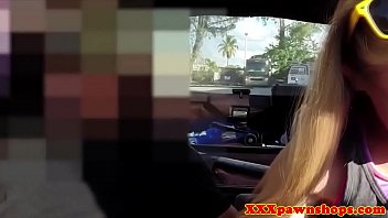 Preview 4 of Boob Cruise - Amateur babe pawns car and pussy