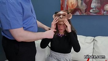 Preview 3 of Catriona Grey - Wicked cutie is taken in asshole assylum for uninhibited treatment