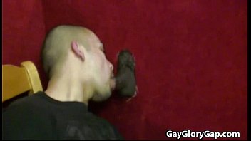 Preview 4 of Teasing Cum From Shemales - Interracial Gay Dick Sucking And Cock Rub Jobs Video 22
