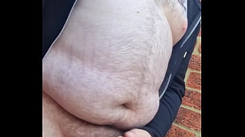 Preview 2 of Sunny Leone Xxx Video Sooting - Chubby Gay Cumming Outside