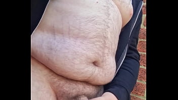 Preview 1 of Sunny Leone Xxx Video Sooting - Chubby Gay Cumming Outside