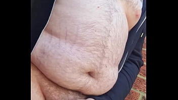 Preview 4 of Sunny Leone Xxx Video Sooting - Chubby Gay Cumming Outside