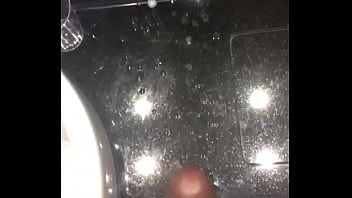 Preview 4 of Cachetero Vajo Faldas - Big black cock solo ejaculation (BIG LOAD)