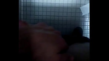 Preview 3 of Teen In Towel - Work bathroom Masturbating