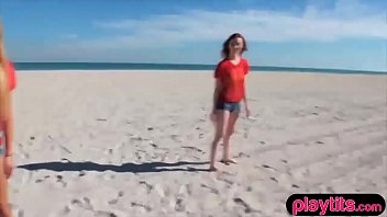 Preview 1 of Secretaria Teen - teen chicks getting fucked hard on spring break