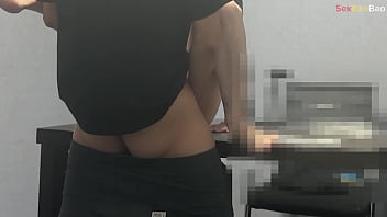 Preview 3 of Indian Bahu And Sasur Xxx - sexbaobao was fuck in office and hard to keep silience