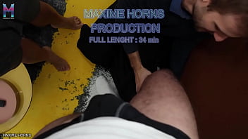 Preview 4 of Amateur Riding Pov - SLUTTY TRAINING : DOUBLE RAW PENETRATION AND CUM DRINKING MAXIME HORNS - copy