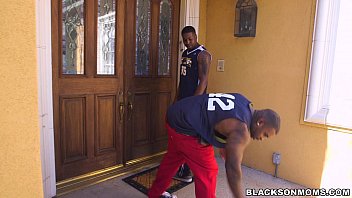 Preview 1 of Hercules Asia - Horny MILF takes on 2 basketball studs on BlackOnMoms (xa15362)