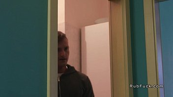 Preview 1 of 1st Time Poron Vedio - Blonde masseuse gives footjob and fuck