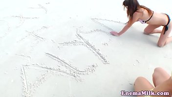 Preview 2 of Forced Son Mother - Lesbians rimming and toying in shower