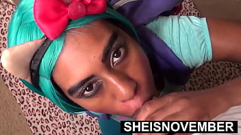 Preview 2 of Hair Pulling Brazzers - HD Msnovember Stepdad Played In His Black Stepdaughter Booty Hole and Mouth After Class XXX On Sheisnovember