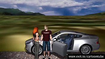 Preview 1 of Xxx Dil To Bachhiy Ji - Outdoors Cartoon fantasy with gorgeous babe