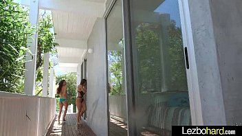 Preview 1 of Hindi Walk Sex Indian - Lesbo Sex Scene With Teen Girls (Abigail Mac &amp_ Ruby Sparx) Kissing And Licking movie-01