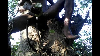 Preview 2 of Kendra Xnxx Video - Tarzan Boy Sex In The Forest Wood (Short)