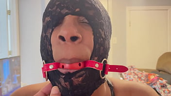 Preview 1 of 1gl 2b - Anonymous Black Puke Pig Slapped and Facefucked