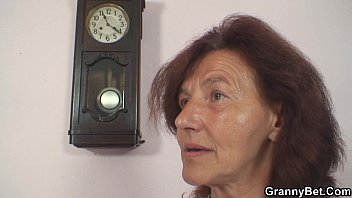 Preview 1 of Sxxx Porn Porn - Clothed 70 years old granny rides young dick