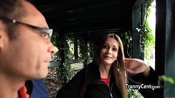 Preview 1 of Sex Tena - Big booty blonde tgirl takes big cock