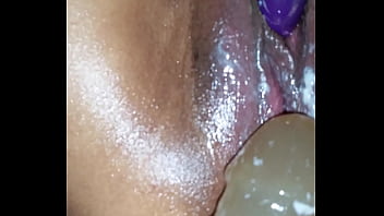 Preview 3 of Mommi Creampie - Dildo wife langerie