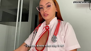 Preview 1 of Cam4 Chat - A blowjob and a big white ass is the hot doctor&#039_s solution for Brian Evansx