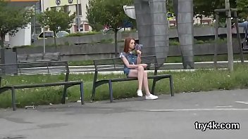 Preview 1 of Xxxnx Videos - Fervent cutie sucks dick in pov and gets spread vagina shagged
