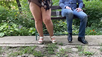 Preview 1 of American With Men Men - Hot nectar from my mother-in-law&#039_s pussy right outside