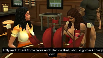 Preview 2 of Russian Girls Tits - Toddy and Gareth Lunch Fuck MFF Couples Sims 4 Wicked Whims