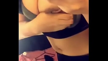 Preview 1 of Big Long Aas - my girlfriend showing her big juicy boobs