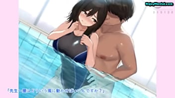 Preview 2 of Xxnx Video Balk Son - Swimming Instructor Worried About Her Breast