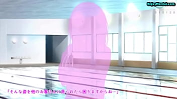 Preview 1 of Xxnx Video Balk Son - Swimming Instructor Worried About Her Breast