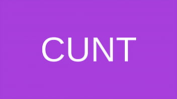 Preview 1 of Ultra Sexy Brunette - Cunt - Guerrilla love letter