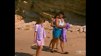 Preview 1 of Pisng Toilet - Claudia James &amp_ Aniko,  Anal Trio in the Beach