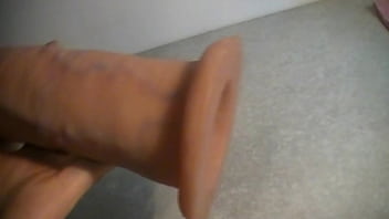 Preview 4 of Tatto Forgeous Teen - Big monster cock,  silicone realistic erect dick in pussy