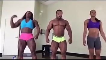 Preview 1 of Pussy Monney - Muscle Trio
