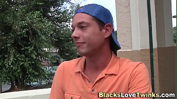 Preview 1 of Pizza Deleviry Flash Dildo - Jizzing black dudes fuck