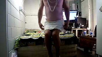 Preview 3 of Sexi Moovi Full - .com 7003762 white lace skirt number 2 720p