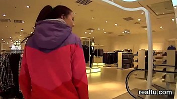 Preview 1 of Pani Sent Mom - Enchanting czech chick is seduced in the shopping centre and shagged in pov