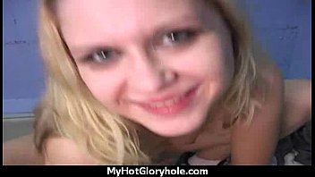 Preview 4 of Anita Cheating On Kurt - Ebony&#039_s First Gloryhole Blowjob and Cum Swallow 9
