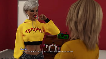 Preview 4 of Familystroke Xvideos - Being A DIK #58 - Two Hot Kissing Lesbians Who Wanted A Throuple With Me Moves Out Of The Dorm And Into The Sorority House